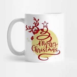 Merry Christmas Cute Deer Mug